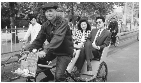 Bicycles are one of the most common modes of transportation in China's crowded cities.