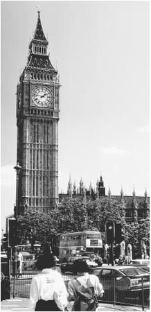 The House of Parliament and Big Ben are two of London's most famous landmarks. 