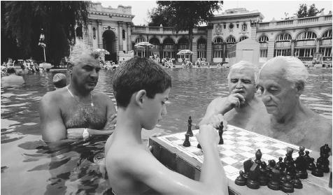 Hungarians frequent the Szechenyi Thermal Baths in Budapest and other spas to promote good health.