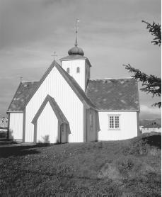 A church in Bud, a fishing village near Molde. The constitution guarantees freedom of religion.