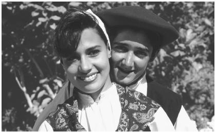 There is a large, active community of Basque Americans in Boise, Idaho. This couple is participating in a festival.