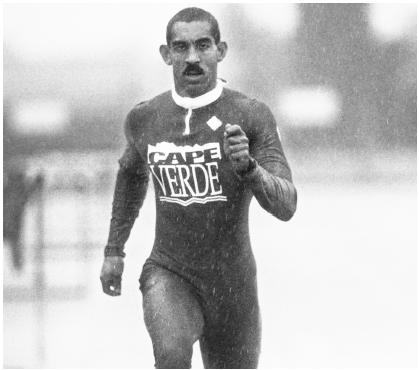 Henry Andrade, an olympic high hurdler who is a dual citizen of Cape Verde and the United States, trained to represent Cape Verde in the Atlanta Olympics.