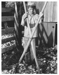 This young Croatian American boy had a job at an oyster farm in Louisiana in the late 1800s.