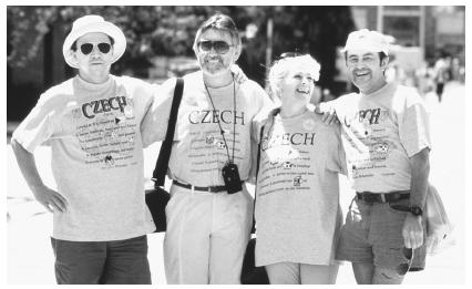 Czech Americans celebrate their ethnic heritage at the 1994 Czech Festival.