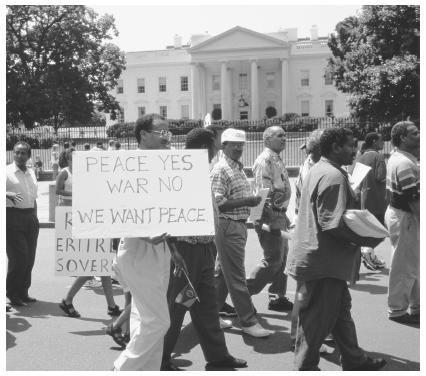 These Eritrean Americans are protesting Ethiopian aggression in  their homeland.