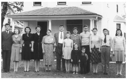 The Kanosky family of Illinois encountered many problems when the children went to school and learned English before the parents.