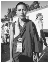 This Tibetan American Buddhist is attending a Lollapalooza concert.
