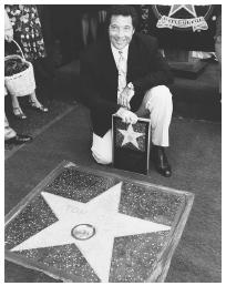 Welsh American Tom Jones was recognized with a star on the Walk of Fame in Hollywood, California, in 1989.